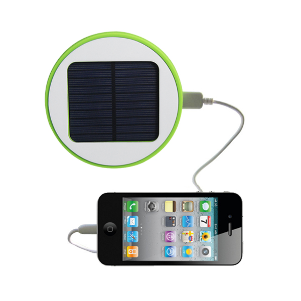 Circular solar charger